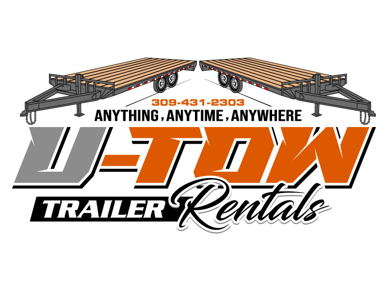 U-Tow Trailer Rentals logo design by LogoQueen