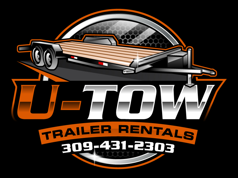 U-Tow Trailer Rentals logo design by SumitSingha
