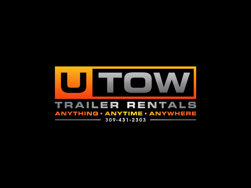 U-Tow Trailer Rentals logo design by Creativeminds