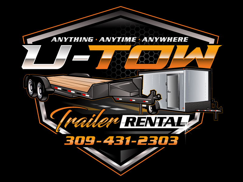U-Tow Trailer Rentals logo design by MUSANG