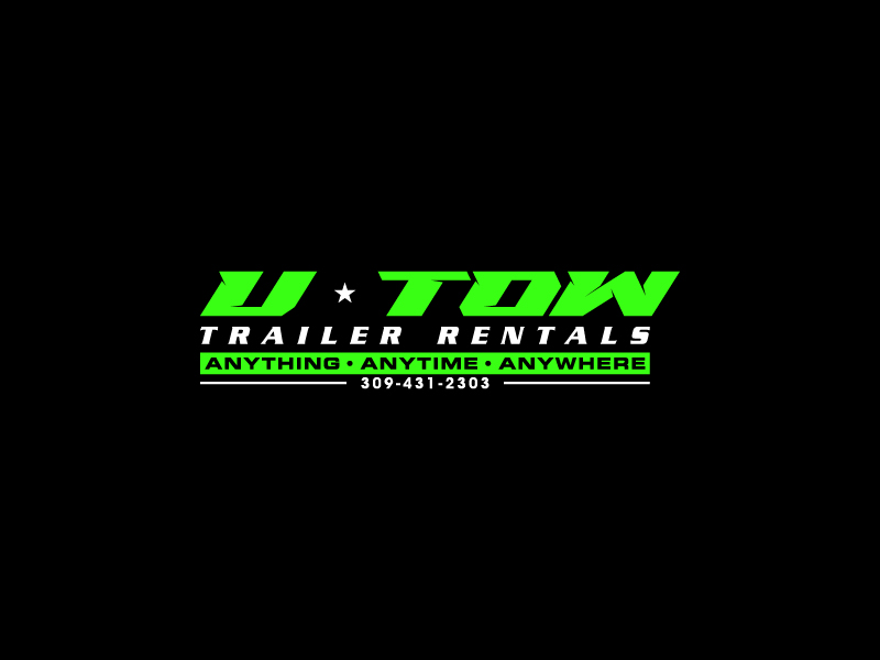 U-Tow Trailer Rentals logo design by Creativeminds