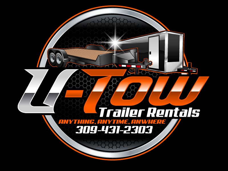 U-Tow Trailer Rentals logo design by axel182