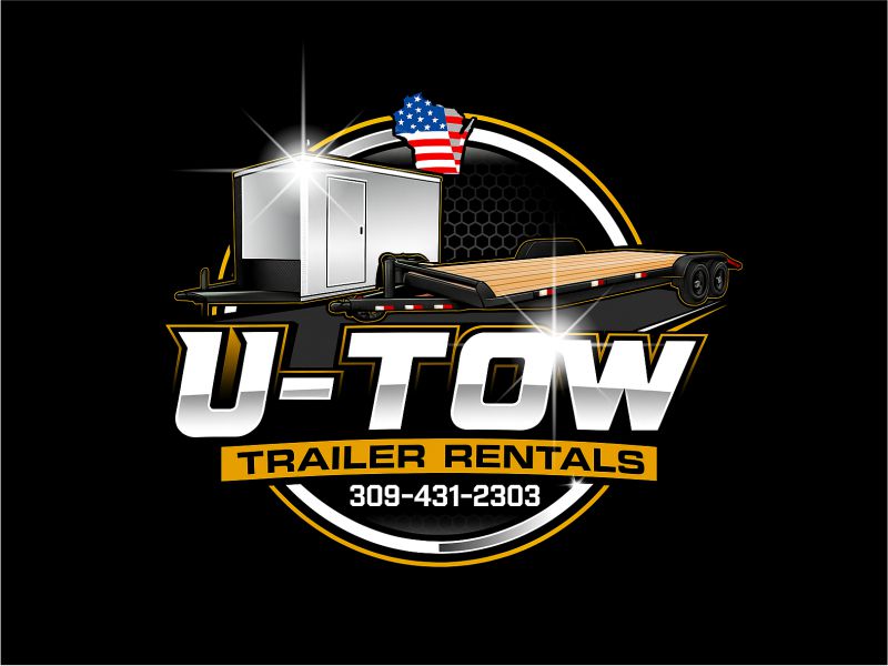 U-Tow Trailer Rentals logo design by Girly
