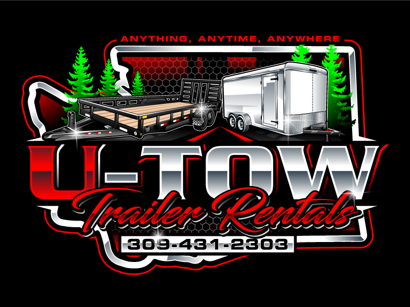 U-Tow Trailer Rentals logo design by USDOT