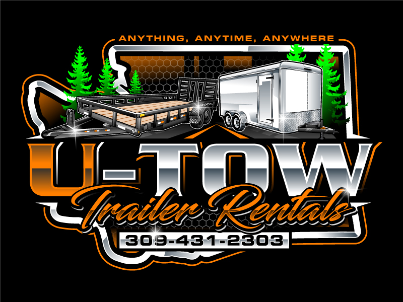 U-Tow Trailer Rentals logo design by USDOT