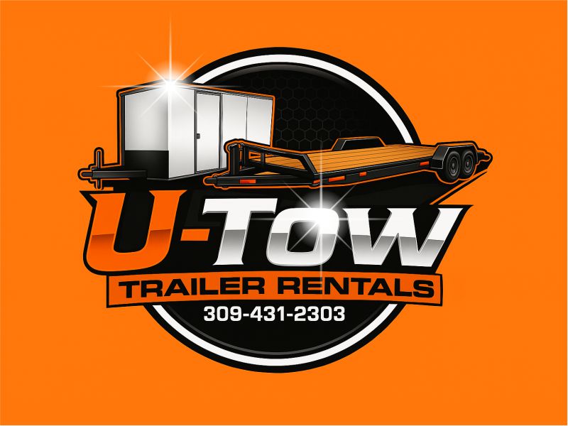 U-Tow Trailer Rentals logo design by Girly