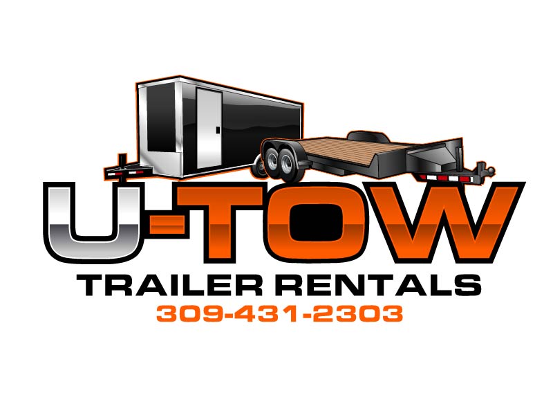 U-Tow Trailer Rentals logo design by axel182