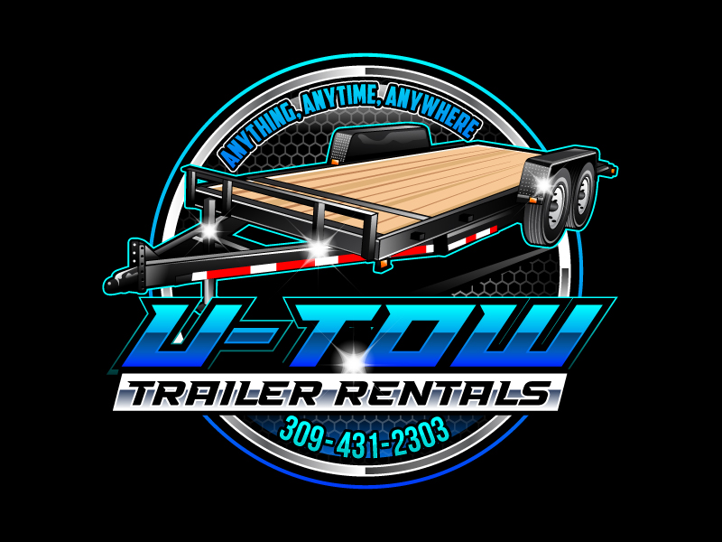 U-Tow Trailer Rentals logo design by uttam