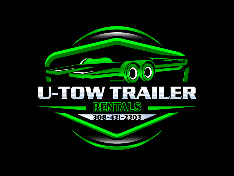 U-Tow Trailer Rentals logo design by Graphico Ali