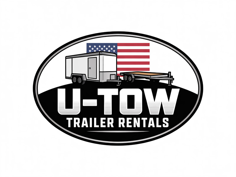 U-Tow Trailer Rentals logo design by IamSoya