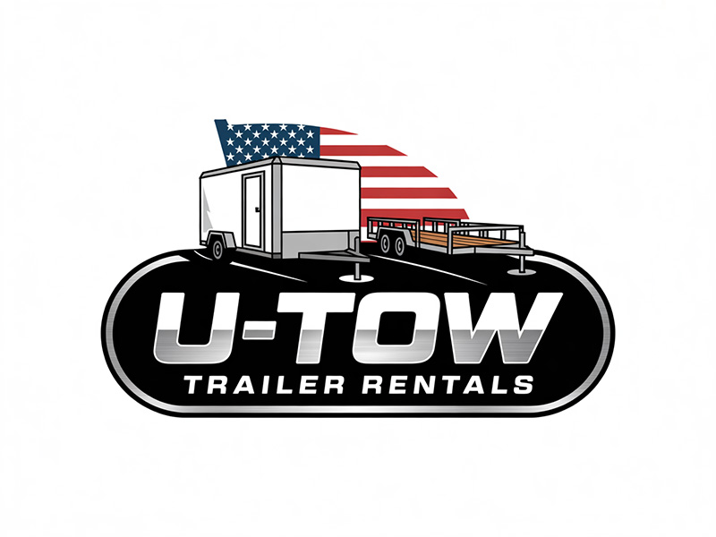 U-Tow Trailer Rentals logo design by IamSoya