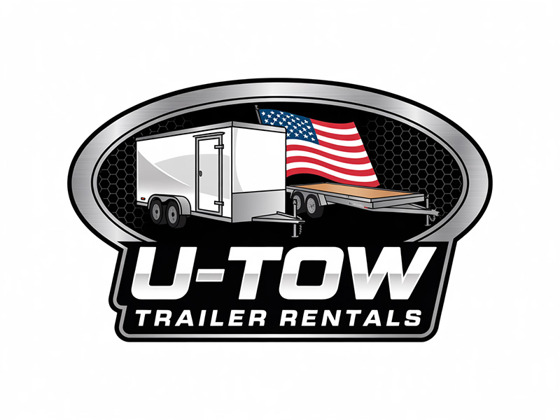 U-Tow Trailer Rentals logo design by IamSoya