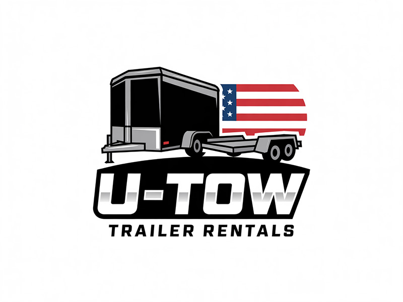 U-Tow Trailer Rentals logo design by IamSoya