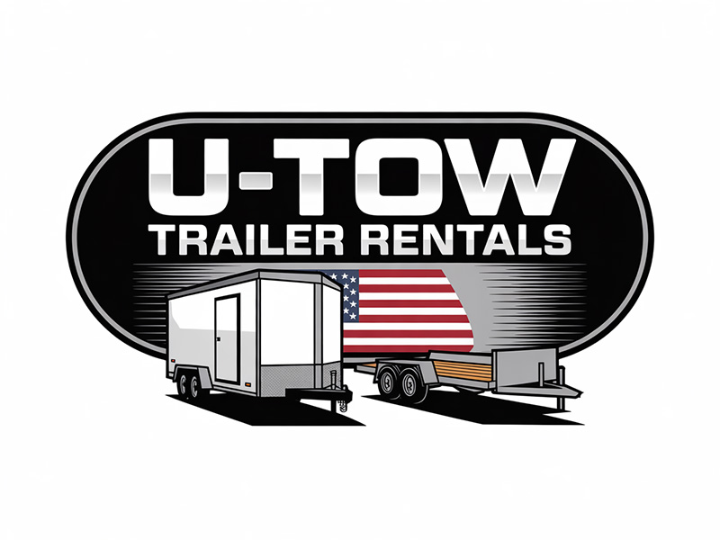 U-Tow Trailer Rentals logo design by IamSoya