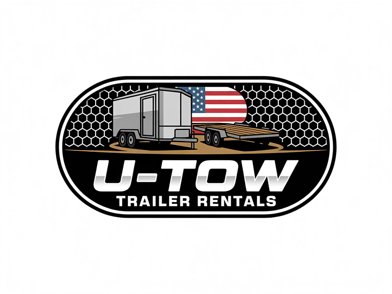 U-Tow Trailer Rentals logo design by IamSoya