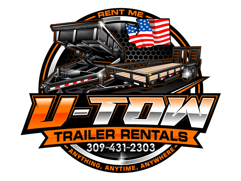 U-Tow Trailer Rentals logo design by USDOT