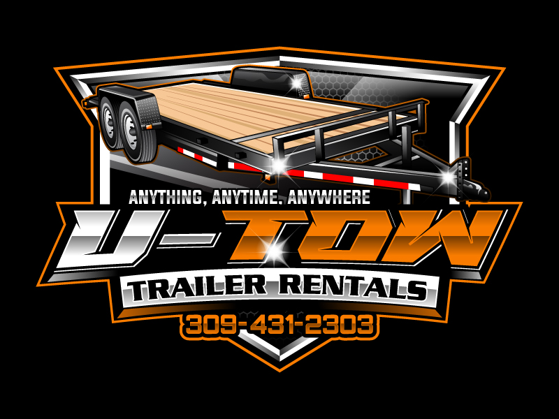 U-Tow Trailer Rentals logo design by uttam