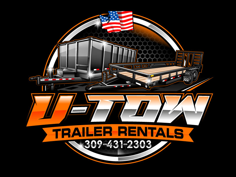 U-Tow Trailer Rentals logo design by USDOT