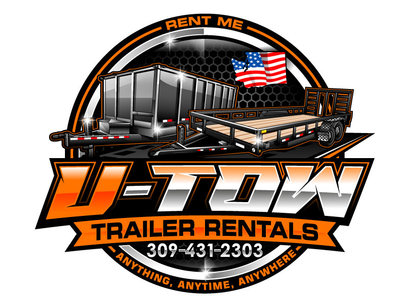 U-Tow Trailer Rentals logo design by USDOT