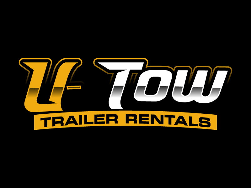 U-Tow Trailer Rentals logo design by Bad Boy