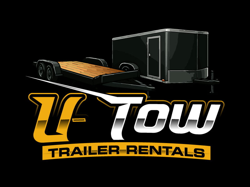 U-Tow Trailer Rentals logo design by Bad Boy