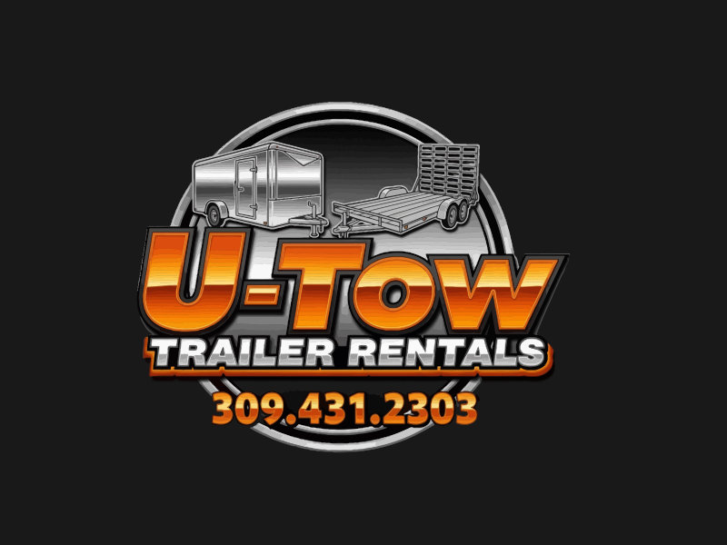 U-Tow Trailer Rentals logo design by mjmdesigns