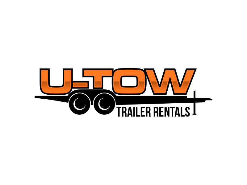 U-Tow Trailer Rentals logo design by Gwerth