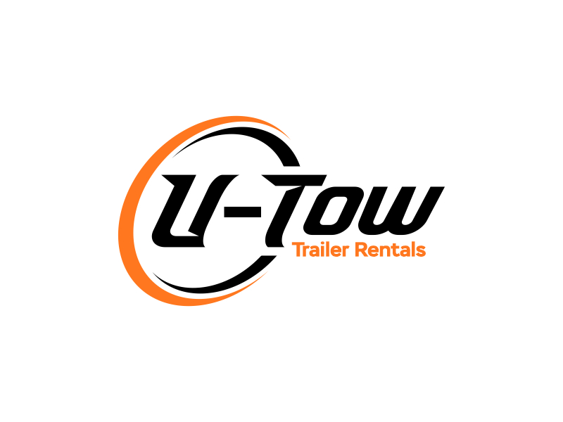 U-Tow Trailer Rentals logo design by Gwerth