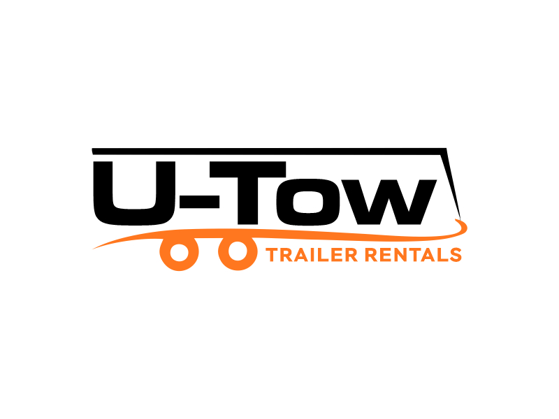 U-Tow Trailer Rentals logo design by Gwerth
