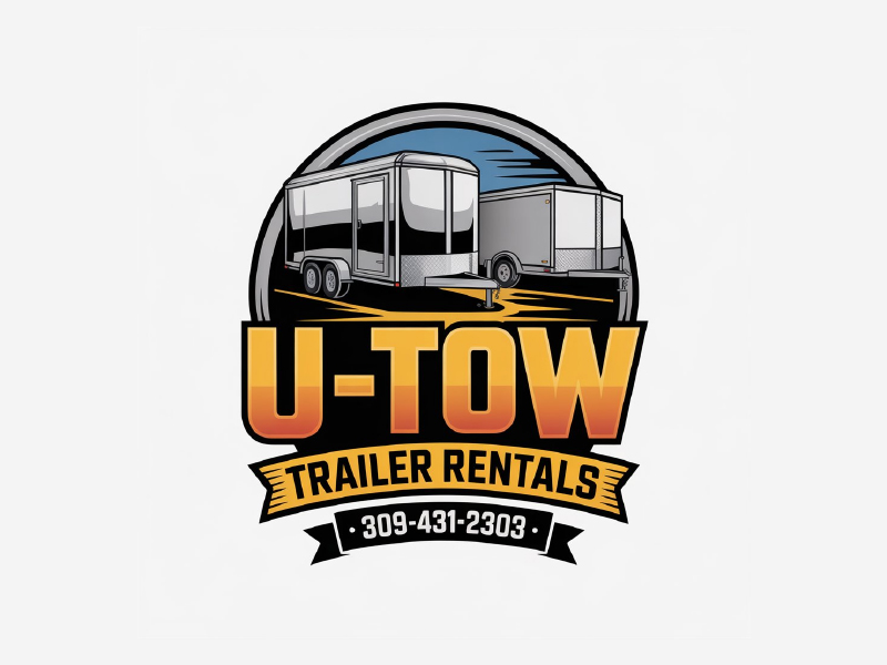 U-Tow Trailer Rentals logo design by JackPayne