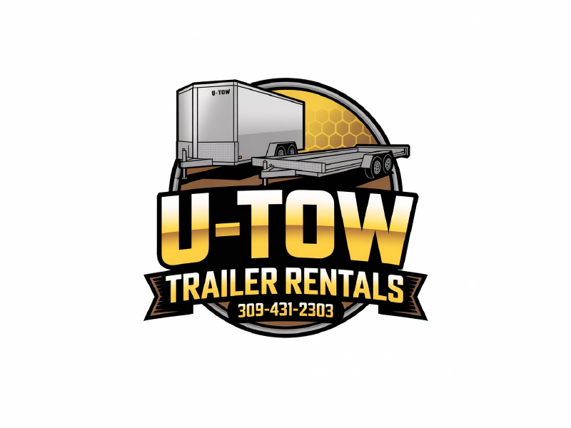 U-Tow Trailer Rentals logo design by JackPayne