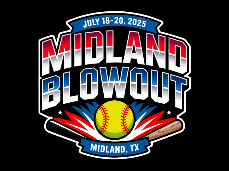 Midland Blowout logo design by pixalrahul