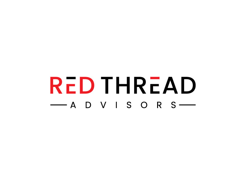 Red Thread Advisors logo design by aryamaity