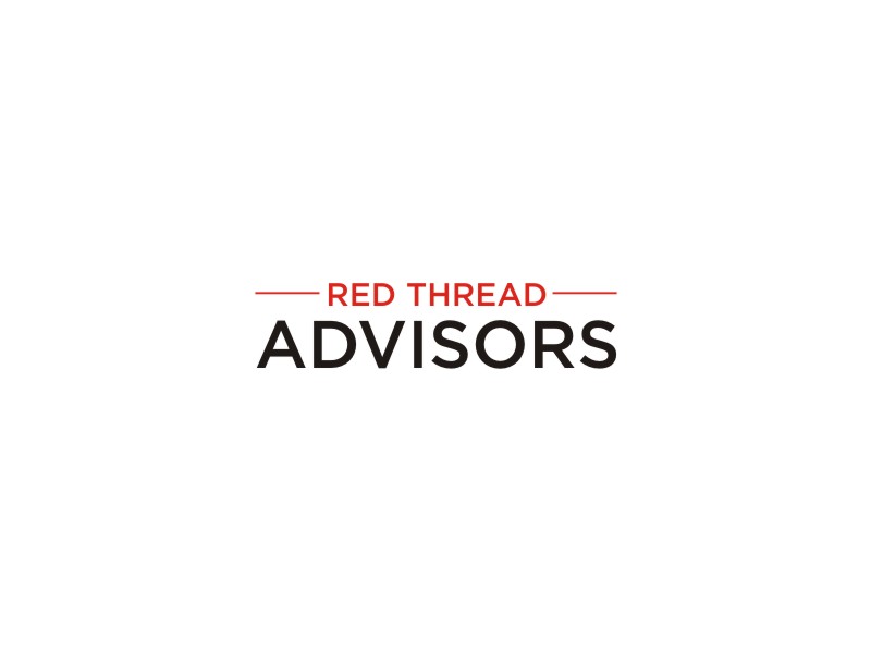 Red Thread Advisors logo design by cintya
