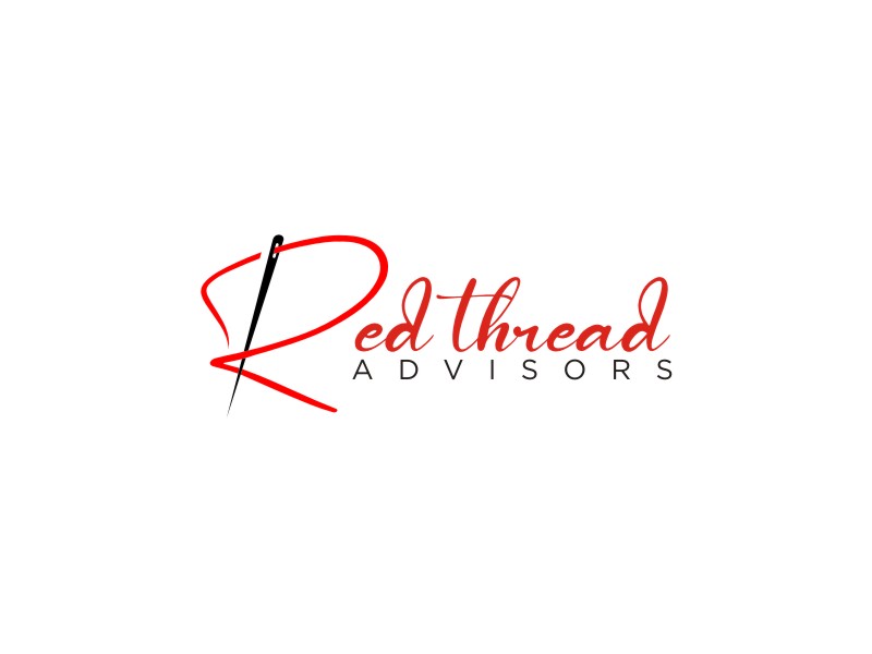 Red Thread Advisors logo design by cintya