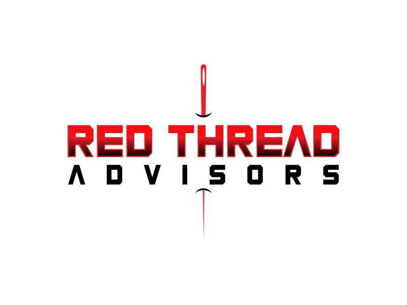Red Thread Advisors logo design by Makkin