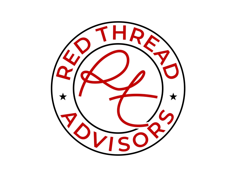 Red Thread Advisors logo design by cintoko