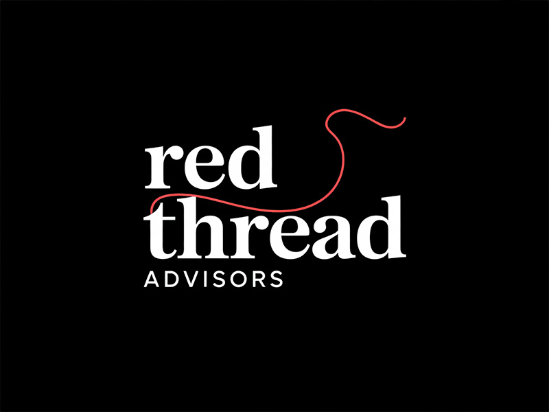 Red Thread Advisors logo design by IamSoya