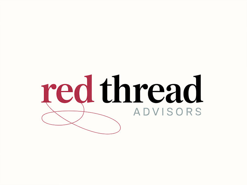 Red Thread Advisors logo design by IamSoya