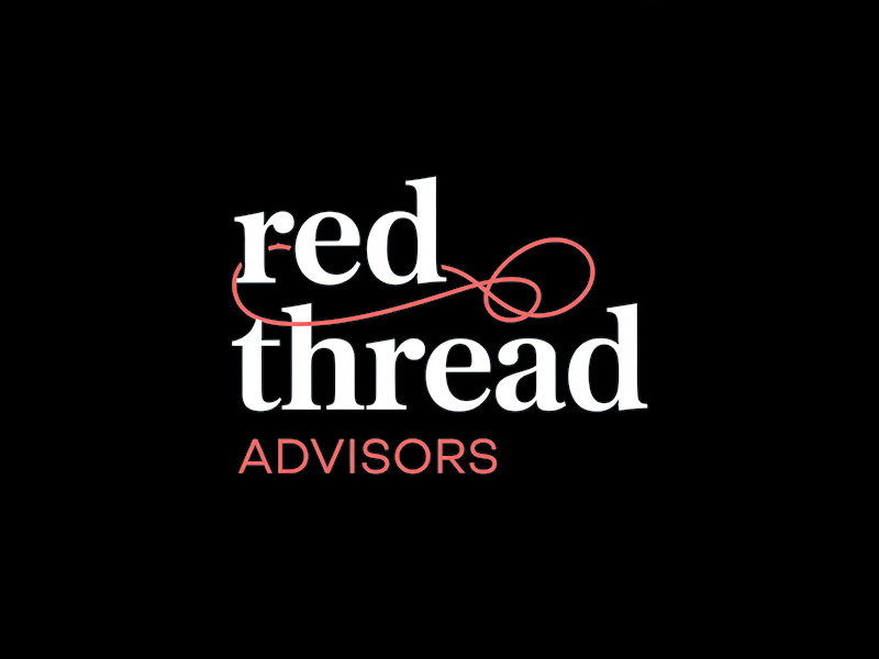 Red Thread Advisors logo design by IamSoya