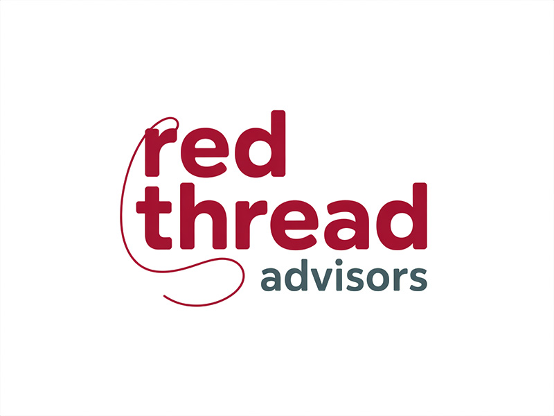 Red Thread Advisors logo design by IamSoya