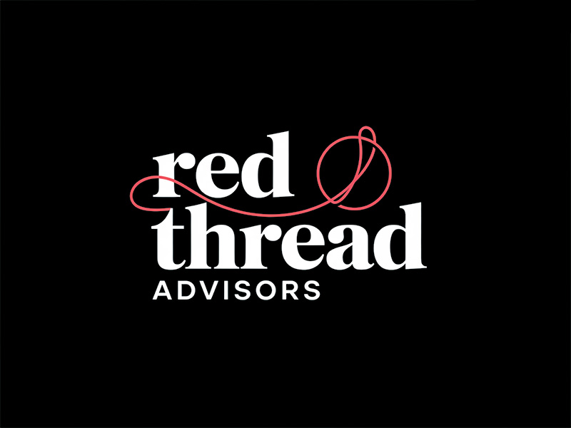 Red Thread Advisors logo design by IamSoya