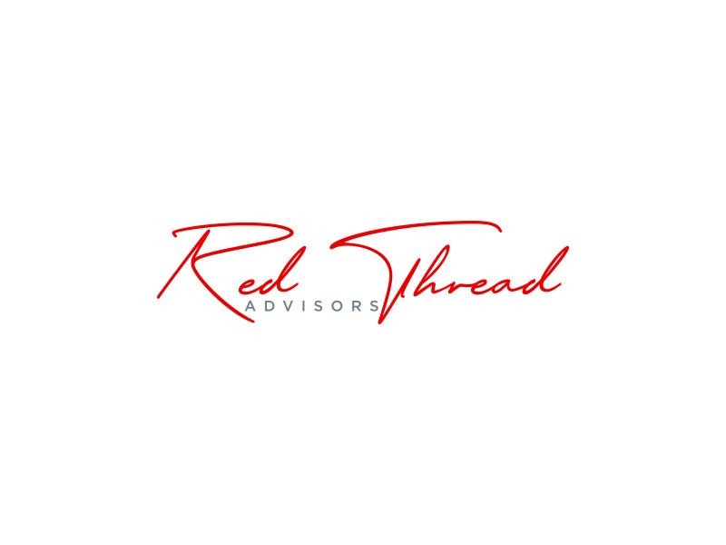 Red Thread Advisors logo design by ozenkgraphic