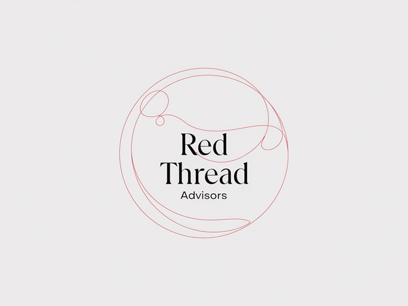 Red Thread Advisors logo design by jandu