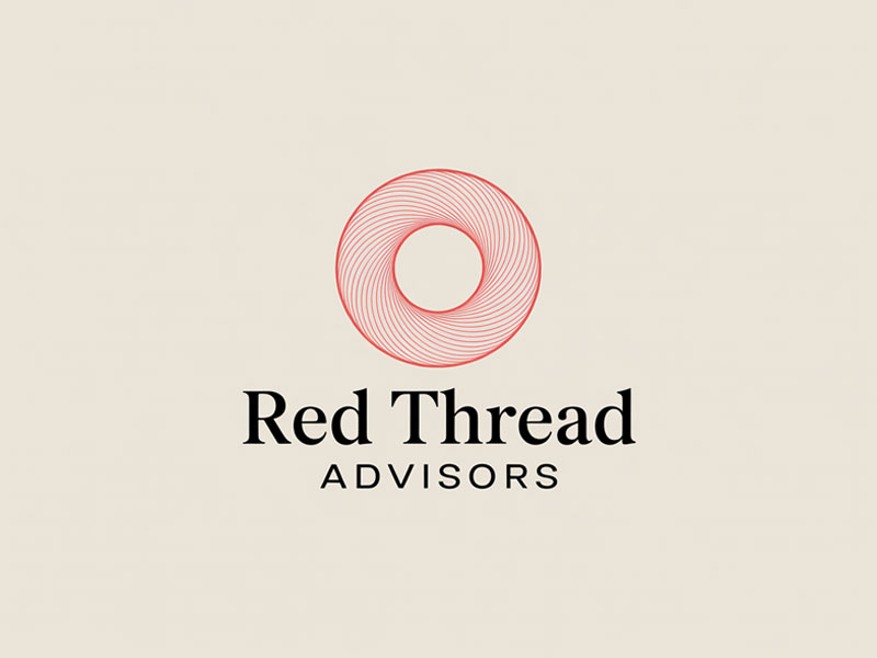 Red Thread Advisors logo design by jandu