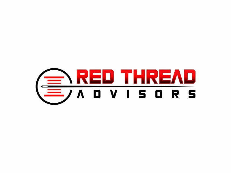 Red Thread Advisors logo design by Makkin