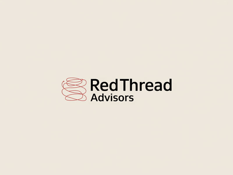 Red Thread Advisors logo design by navneet