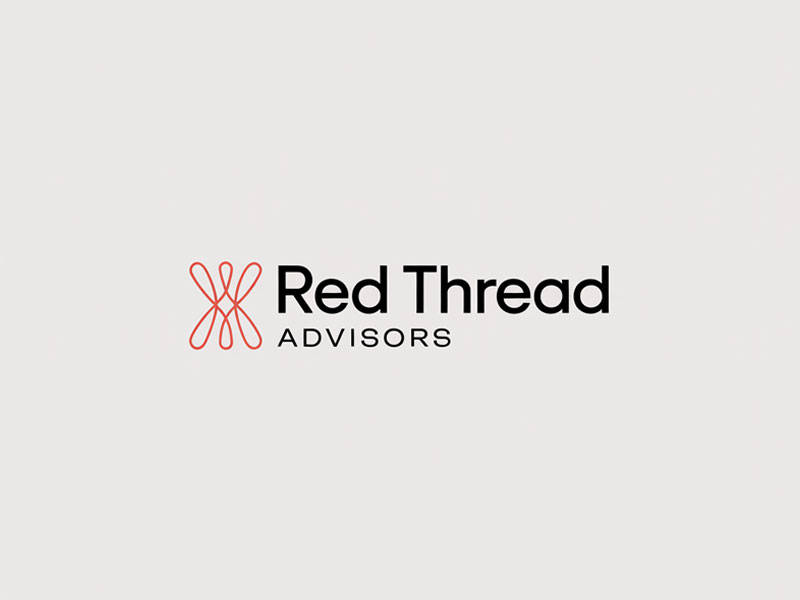 Red Thread Advisors logo design by navneet