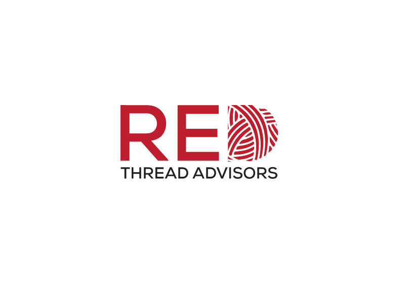 Red Thread Advisors logo design by subho88
