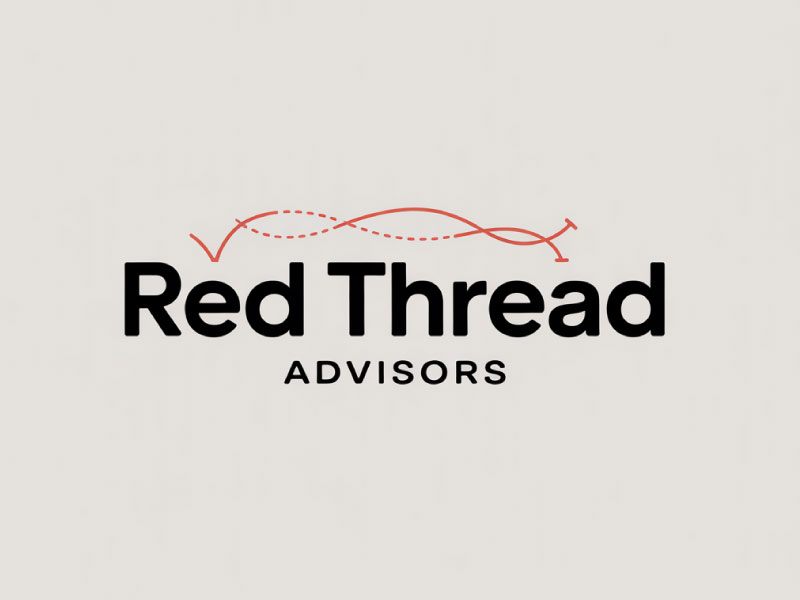 Red Thread Advisors logo design by MastersDesigns